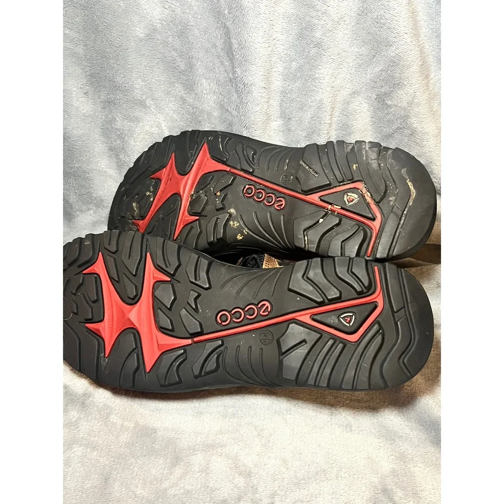 ECCO Receptor Leather Strap‎ Outdoor Sandals Men's 44 Brown Hiking Comfort Shoes